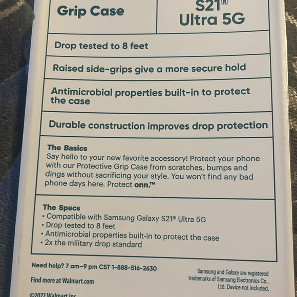 NWT protect onn Samsung Galaxy S21 Ultra 5G Phone Case - Picture 5 of 5
